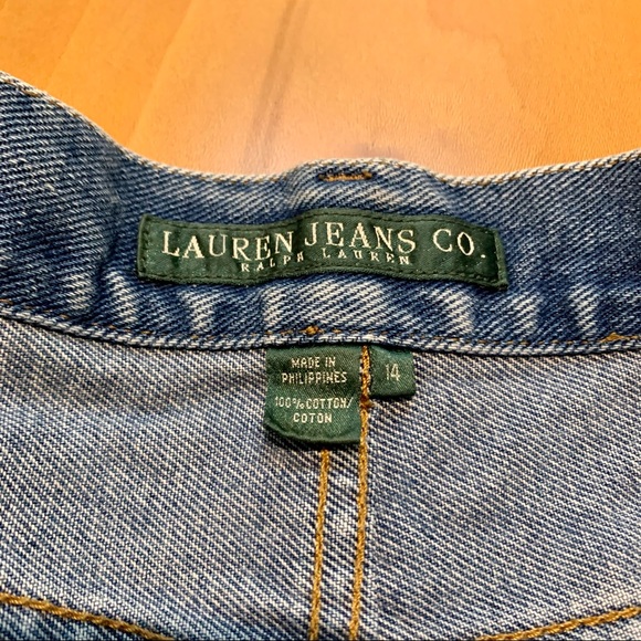 ✨ Vintage Ralph Lauren Cropped Denim - 14 - Picture 12 of 12